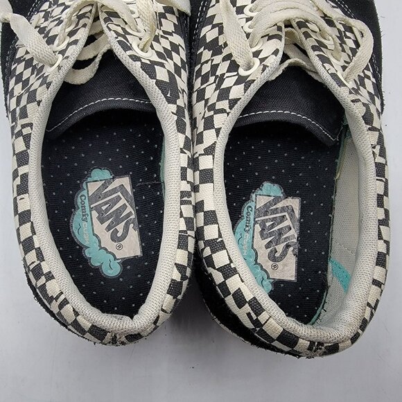 Vans Comfycush Era Mens 9.5 Checkerboard Black White Casual Skate Training Shoes main image 10